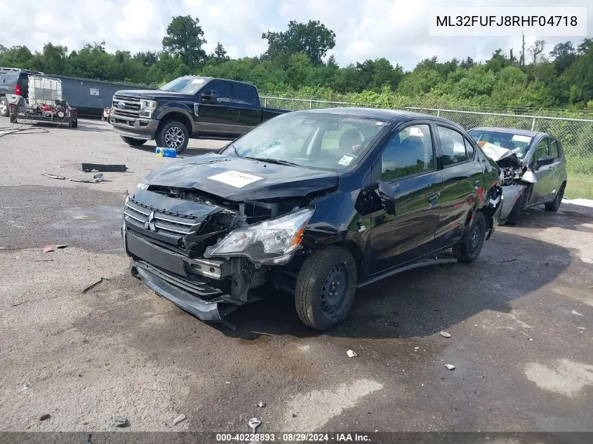 ML32FUFJ8RHF04718 2024 Mitsubishi Mirage G4 Es