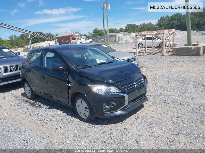 2024 Mitsubishi Mirage Es VIN: ML32AUHJ0RH006506 Lot: 40266642