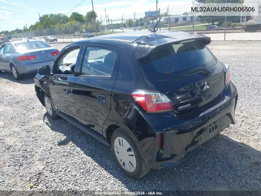 ML32AUHJ0RH006506 2024 Mitsubishi Mirage Es