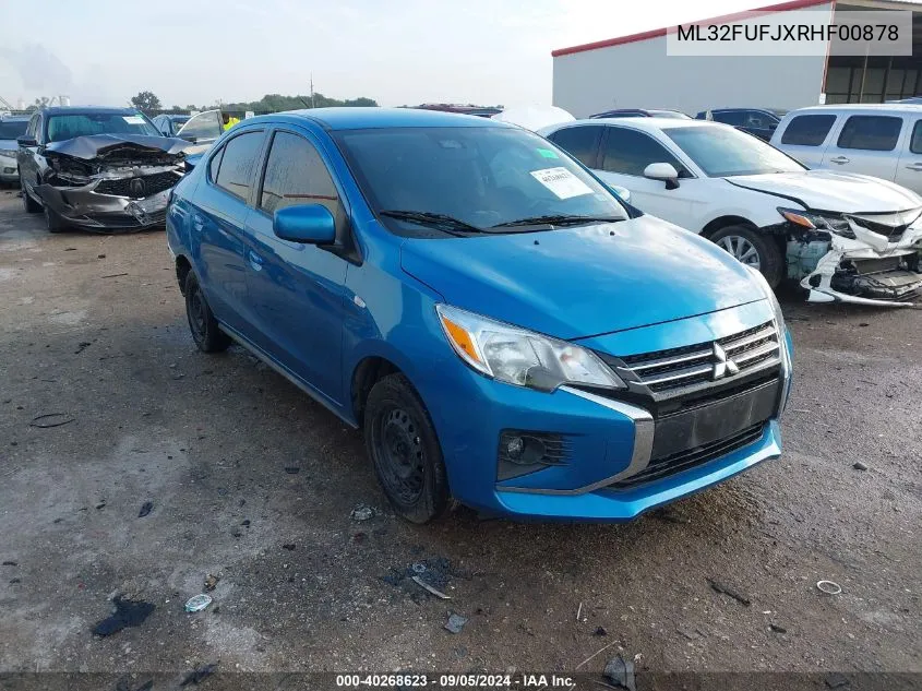 2024 Mitsubishi Mirage G4 Black Edition/Es/Le VIN: ML32FUFJXRHF00878 Lot: 40268623