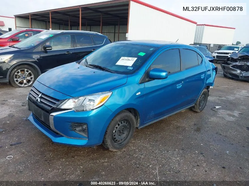 2024 Mitsubishi Mirage G4 Black Edition/Es/Le VIN: ML32FUFJXRHF00878 Lot: 40268623