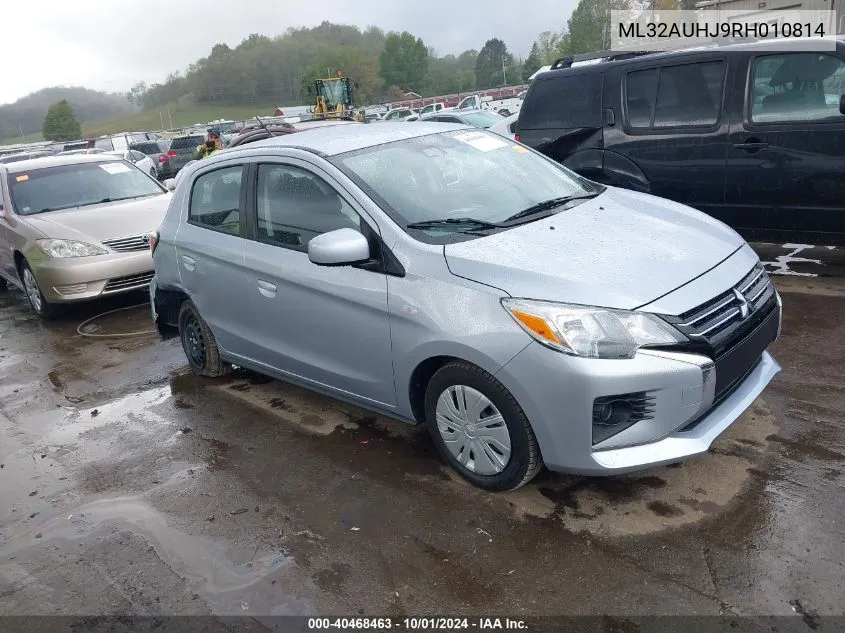 2024 Mitsubishi Mirage Es VIN: ML32AUHJ9RH010814 Lot: 40468463