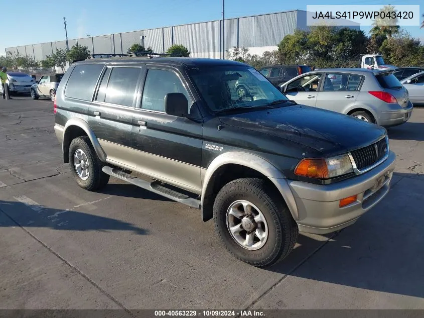 JA4LS41P9WP043420 1998 Mitsubishi Montero Sport Xls