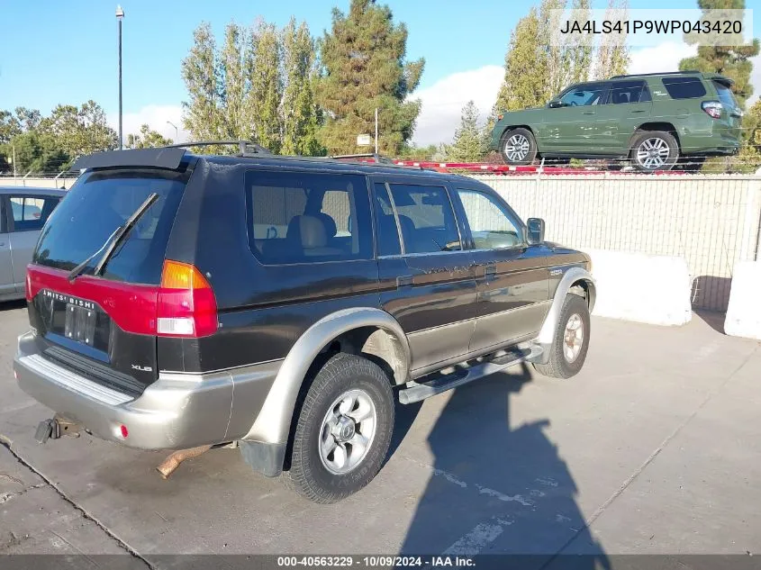 JA4LS41P9WP043420 1998 Mitsubishi Montero Sport Xls