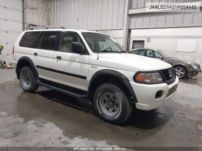 2001 Mitsubishi Montero Sport Es/Ls VIN: JA4LS21H21P054443 Lot: 39827704