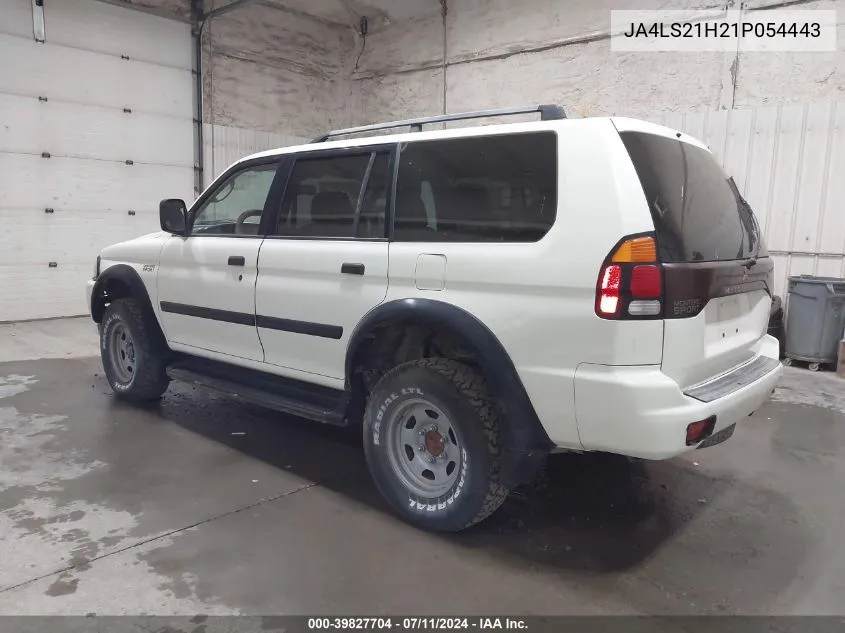 2001 Mitsubishi Montero Sport Es/Ls VIN: JA4LS21H21P054443 Lot: 39827704