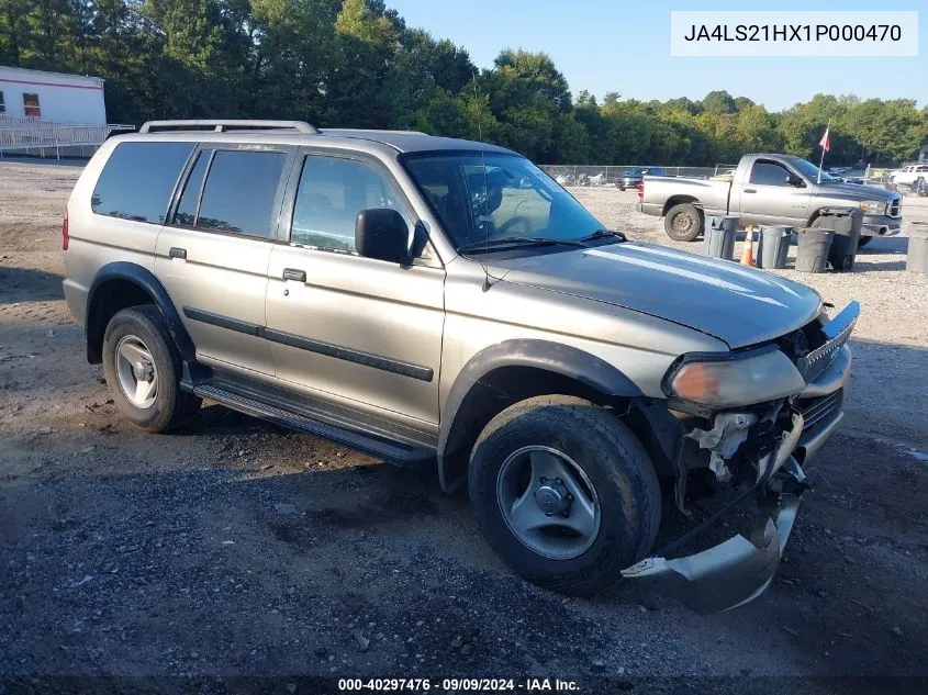 2001 Mitsubishi Montero Sport Es/Ls VIN: JA4LS21HX1P000470 Lot: 40297476