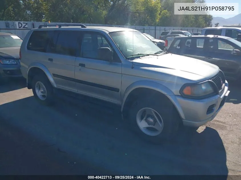 2001 Mitsubishi Montero Sport Es/Ls VIN: JA4LS21H91P058795 Lot: 40422713