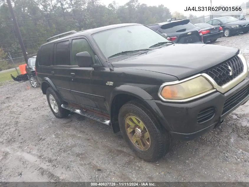 2002 Mitsubishi Montero Sport Xls VIN: JA4LS31R62P001566 Lot: 40837728