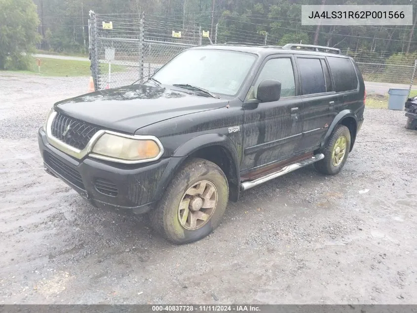 2002 Mitsubishi Montero Sport Xls VIN: JA4LS31R62P001566 Lot: 40837728