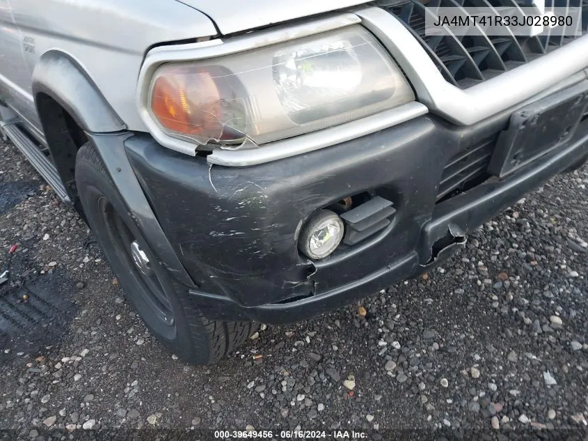 JA4MT41R33J028980 2003 Mitsubishi Montero Sport Ltd