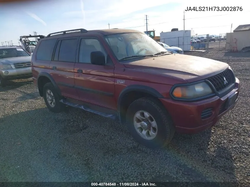 2003 Mitsubishi Montero Sport Es/Ls VIN: JA4LS21H73J002876 Lot: 40784548