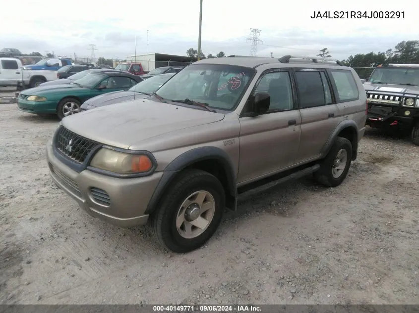 JA4LS21R34J003291 2004 Mitsubishi Montero Sport Ls