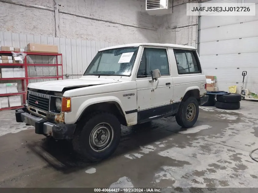 1988 Mitsubishi Montero Sport VIN: JA4FJ53E3JJ012726 Lot: 40664427