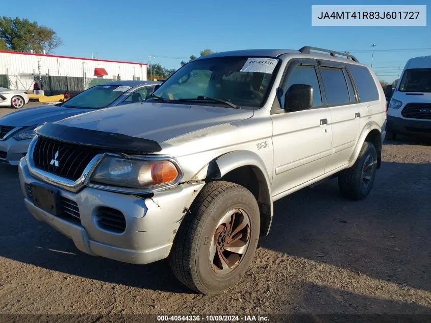 2003 Mitsubishi Montero Sport Ltd VIN: JA4MT41R83J601727 Lot: 40544336