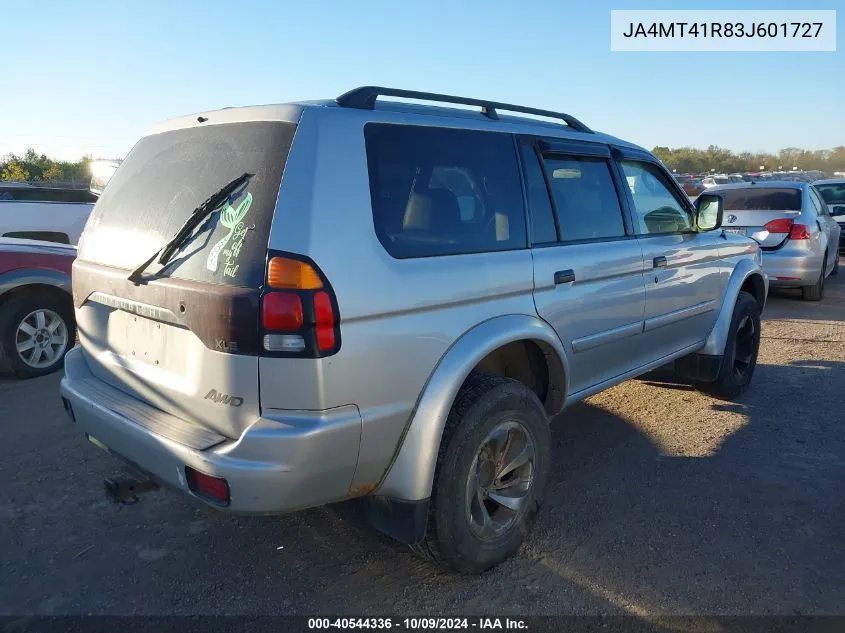 2003 Mitsubishi Montero Sport Ltd VIN: JA4MT41R83J601727 Lot: 40544336