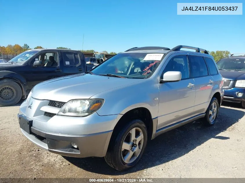 2004 Mitsubishi Outlander Xls VIN: JA4LZ41F84U053437 Lot: 40639604