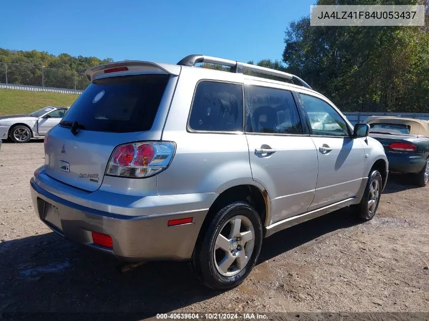 2004 Mitsubishi Outlander Xls VIN: JA4LZ41F84U053437 Lot: 40639604