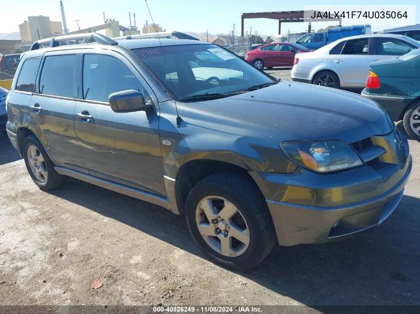 JA4LX41F74U035064 2004 Mitsubishi Outlander Xls