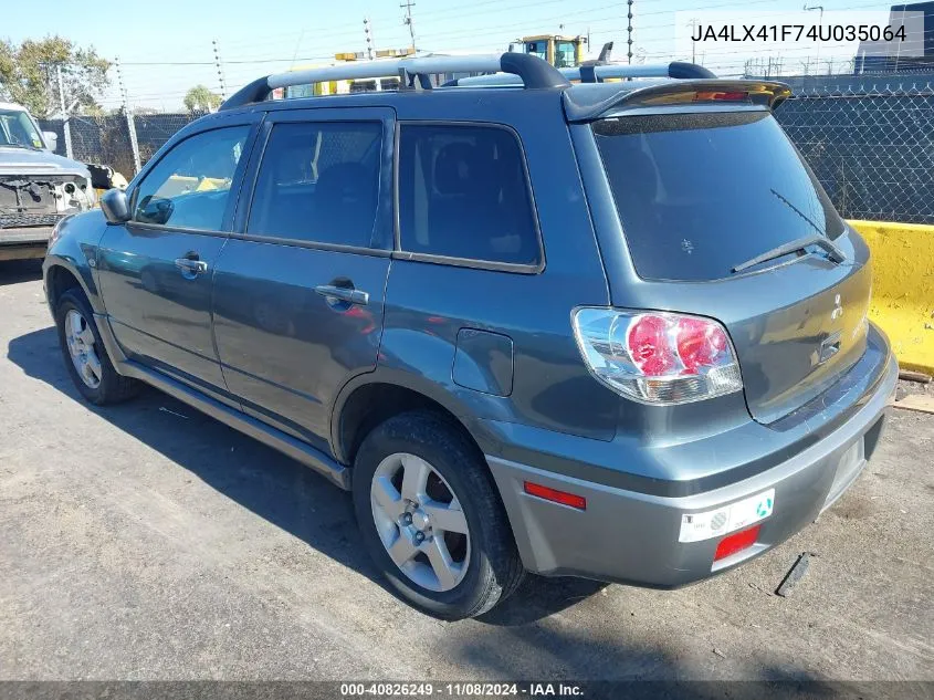 JA4LX41F74U035064 2004 Mitsubishi Outlander Xls