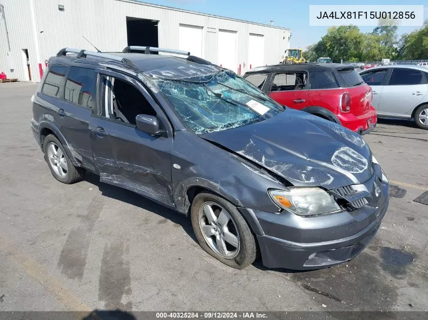 2005 Mitsubishi Outlander Limited VIN: JA4LX81F15U012856 Lot: 40325284