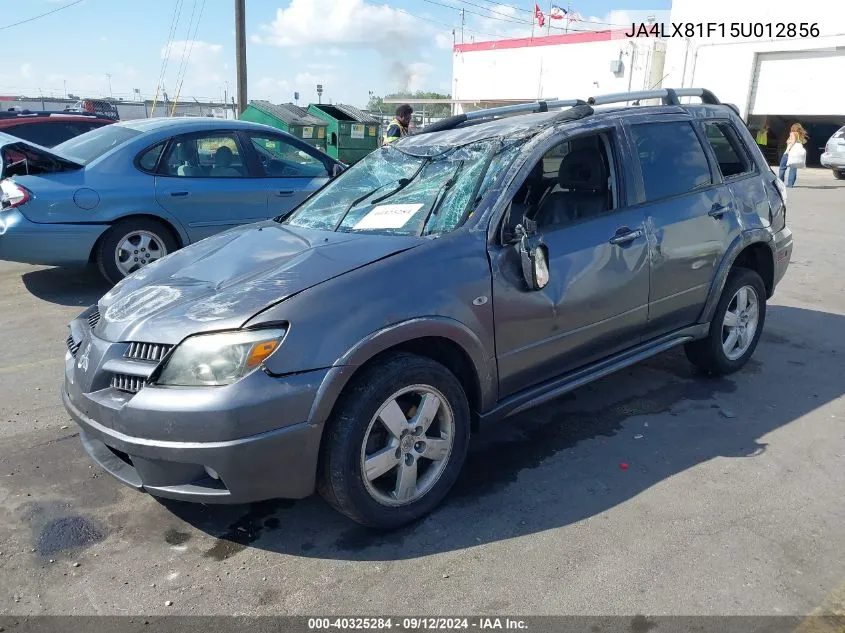 2005 Mitsubishi Outlander Limited VIN: JA4LX81F15U012856 Lot: 40325284