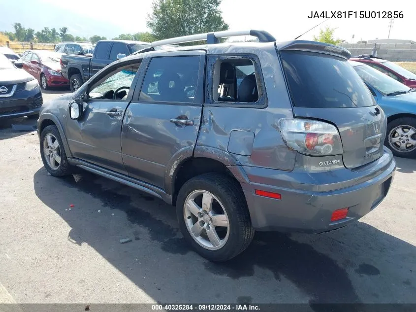 2005 Mitsubishi Outlander Limited VIN: JA4LX81F15U012856 Lot: 40325284