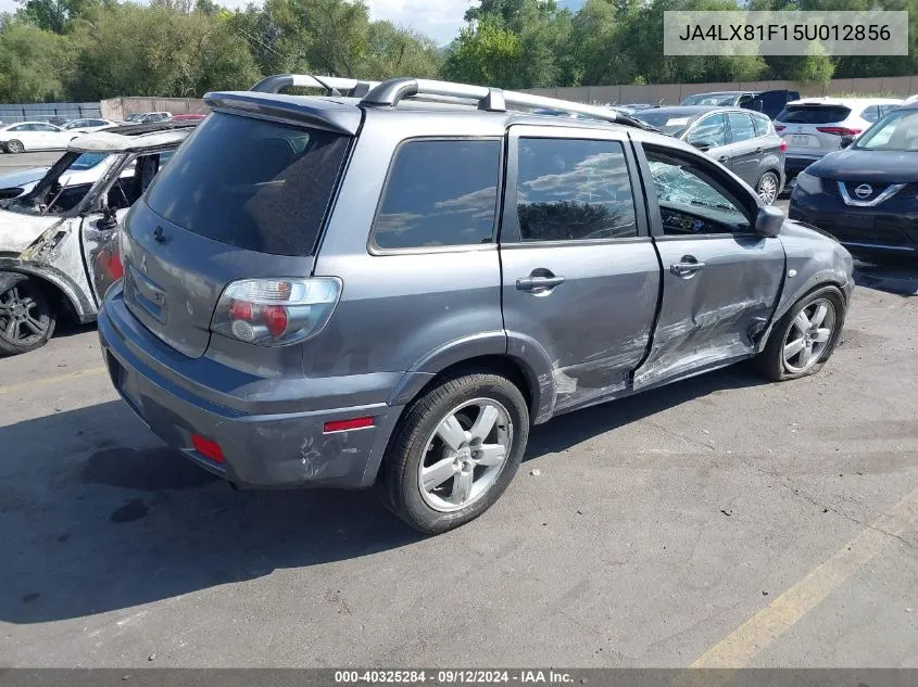 2005 Mitsubishi Outlander Limited VIN: JA4LX81F15U012856 Lot: 40325284