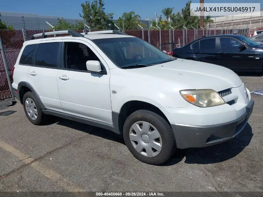 2005 Mitsubishi Outlander Xls VIN: JA4LX41F55U045917 Lot: 40450668