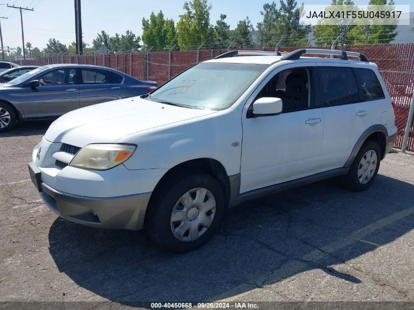 2005 Mitsubishi Outlander Xls VIN: JA4LX41F55U045917 Lot: 40450668