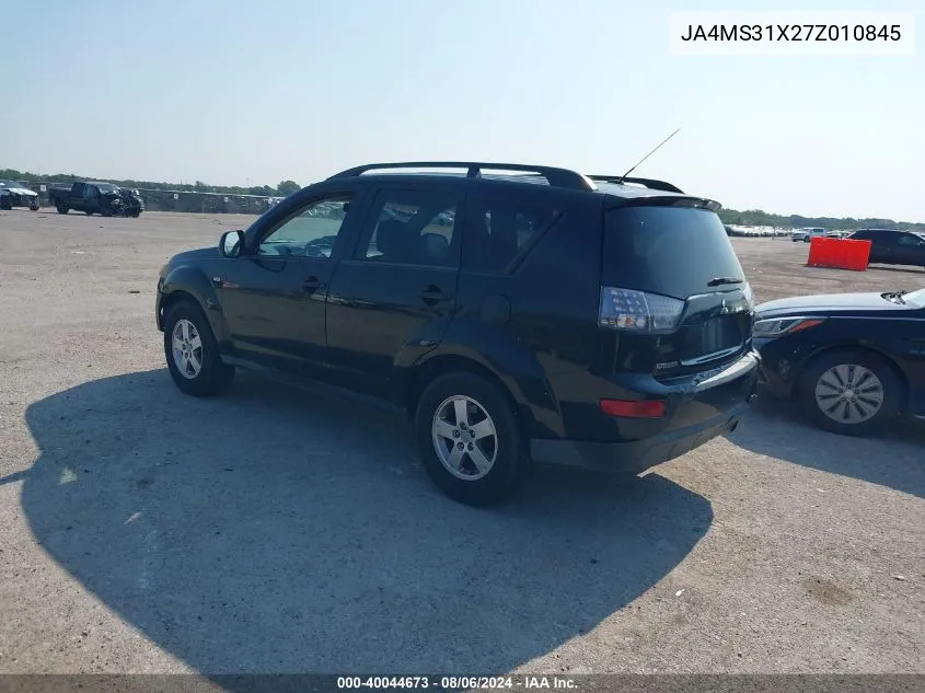 JA4MS31X27Z010845 2007 Mitsubishi Outlander Es/Ls