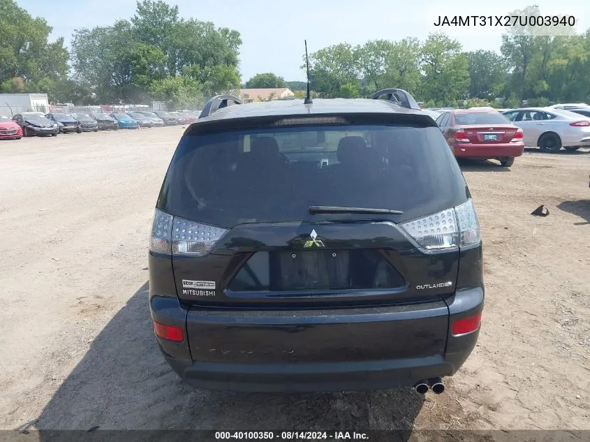 JA4MT31X27U003940 2007 Mitsubishi Outlander Ls