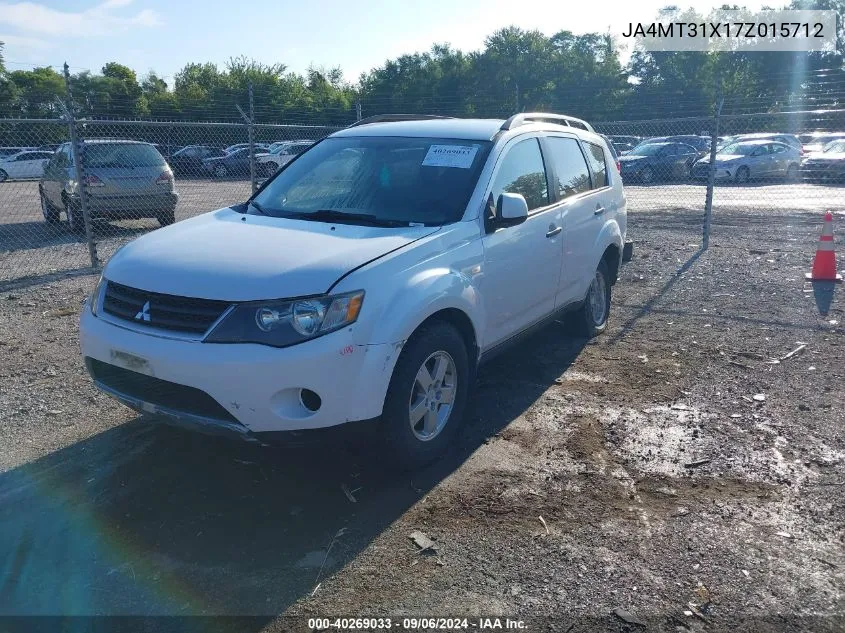 JA4MT31X17Z015712 2007 Mitsubishi Outlander Ls