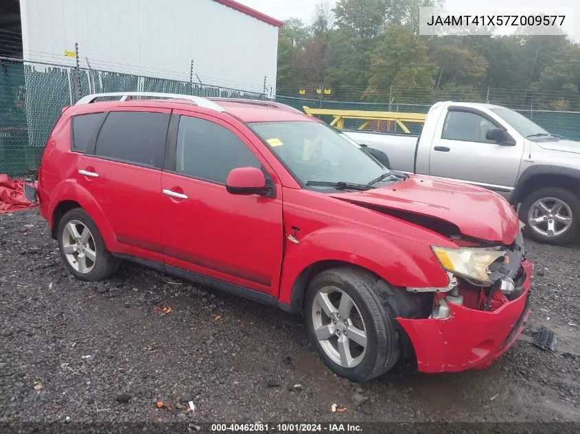 2007 Mitsubishi Outlander Xls VIN: JA4MT41X57Z009577 Lot: 40462081