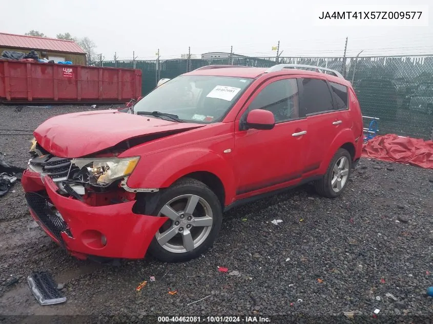 2007 Mitsubishi Outlander Xls VIN: JA4MT41X57Z009577 Lot: 40462081