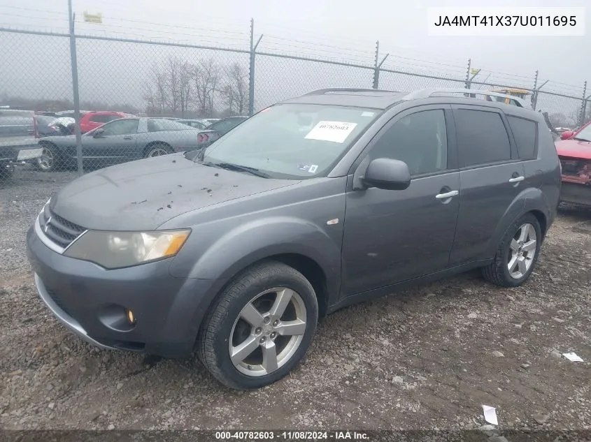 2007 Mitsubishi Outlander Xls VIN: JA4MT41X37U011695 Lot: 40782603