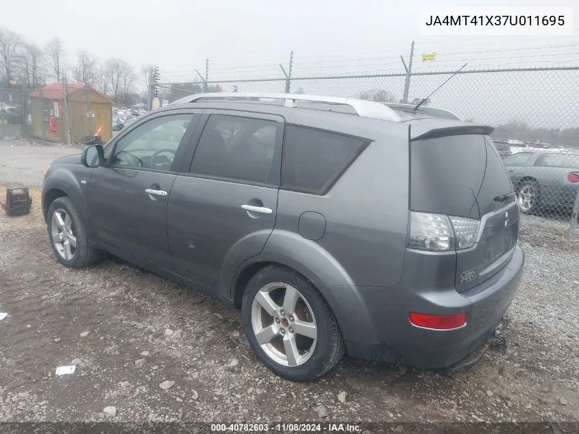 2007 Mitsubishi Outlander Xls VIN: JA4MT41X37U011695 Lot: 40782603