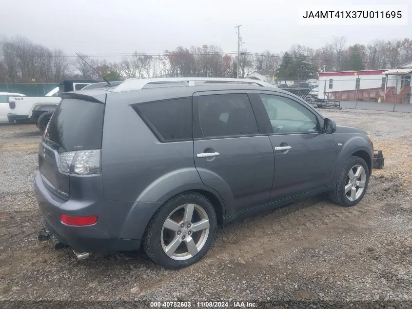 2007 Mitsubishi Outlander Xls VIN: JA4MT41X37U011695 Lot: 40782603