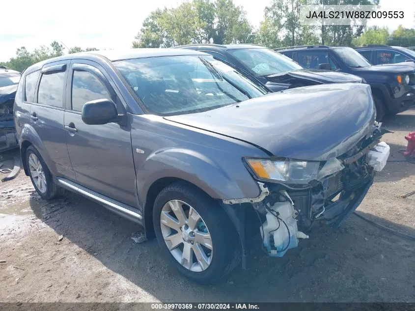 2008 Mitsubishi Outlander Es VIN: JA4LS21W88Z009553 Lot: 39970369