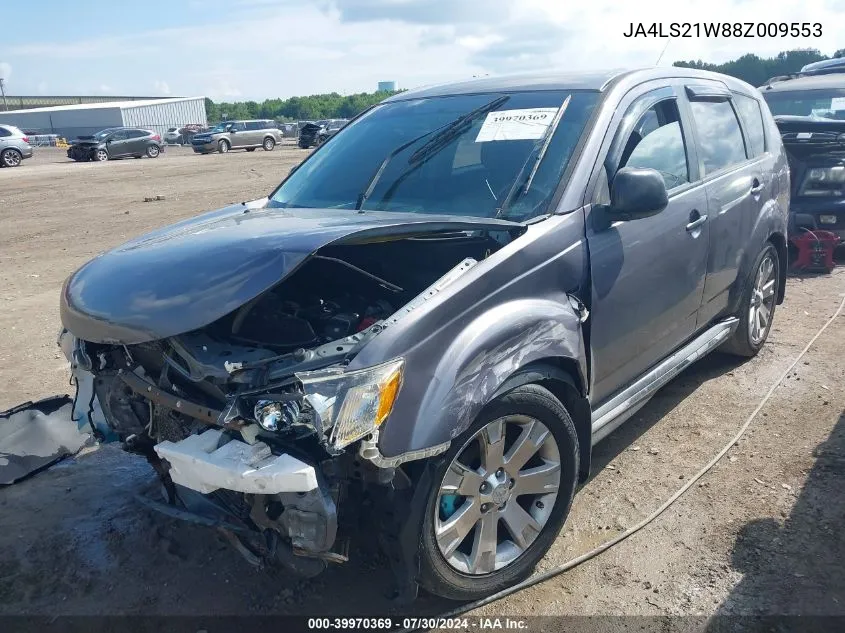 2008 Mitsubishi Outlander Es VIN: JA4LS21W88Z009553 Lot: 39970369