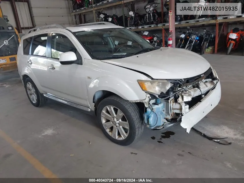 2008 Mitsubishi Outlander Se VIN: JA4LT31W48Z015935 Lot: 40343724