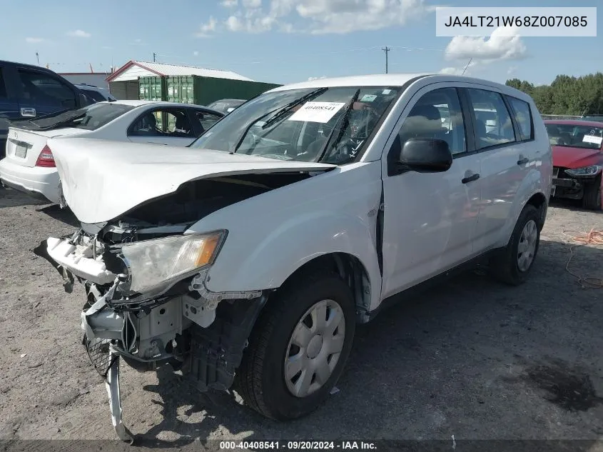 JA4LT21W68Z007085 2008 Mitsubishi Outlander Es