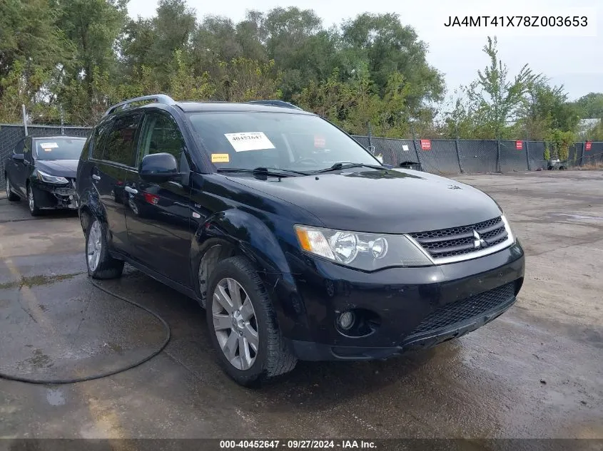 JA4MT41X78Z003653 2008 Mitsubishi Outlander Xls