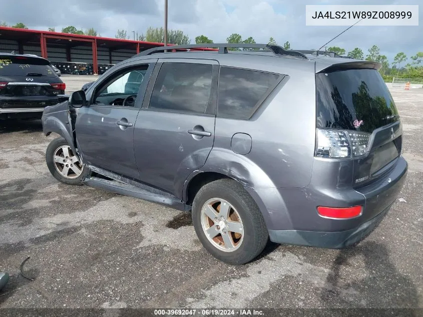 JA4LS21W89Z008999 2009 Mitsubishi Outlander Es