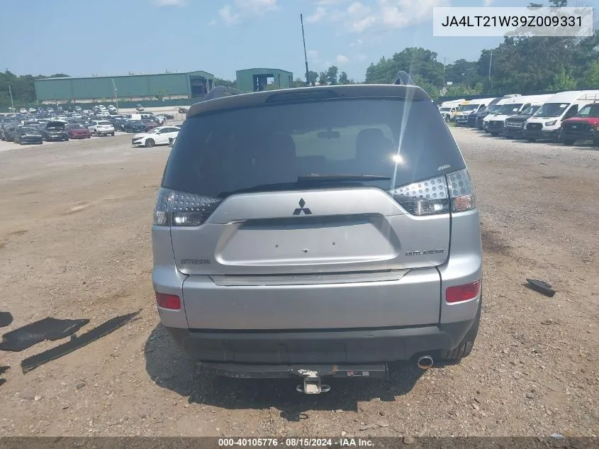 2009 Mitsubishi Outlander Es VIN: JA4LT21W39Z009331 Lot: 40105776