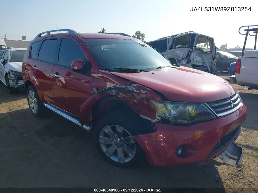 2009 Mitsubishi Outlander Se VIN: JA4LS31W89Z013254 Lot: 40340166