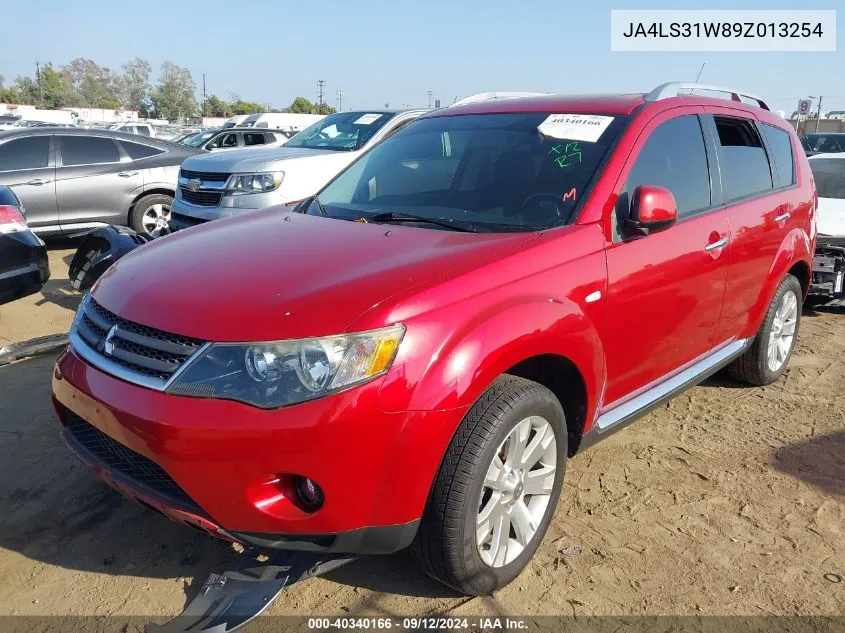 JA4LS31W89Z013254 2009 Mitsubishi Outlander Se