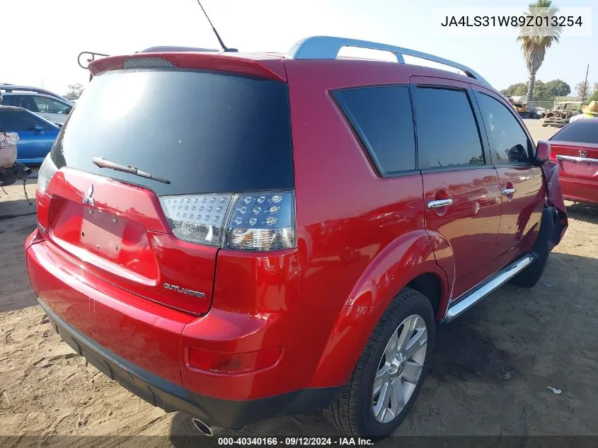 JA4LS31W89Z013254 2009 Mitsubishi Outlander Se