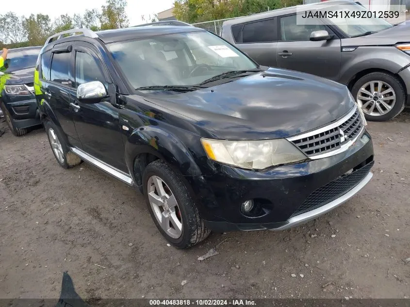 2009 Mitsubishi Outlander Xls VIN: JA4MS41X49Z012539 Lot: 40483818