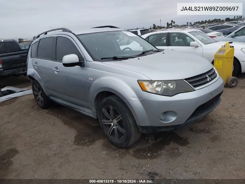 2009 Mitsubishi Outlander Es VIN: JA4LS21W89Z009697 Lot: 40613319